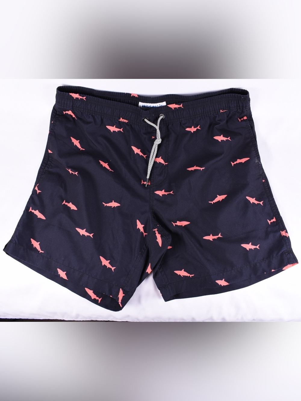 Black Maamgic Shark Swim Trunks Size Large
